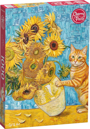 Puzzle 1000 CherryPazzi Cat & Art 31629          