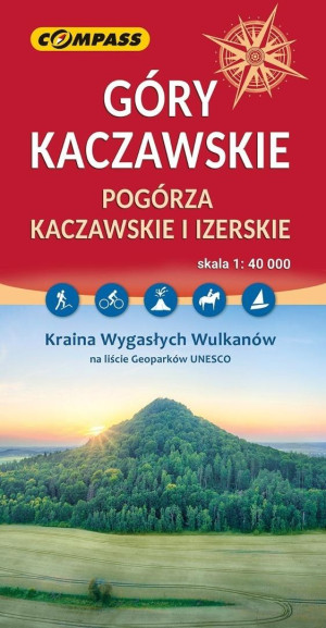 Mapa - Góry Kaczawskie. Podgórza Kaczawaskie i...