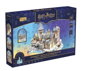 Puzzle 3D Harry Potter zamek Hogwart LED