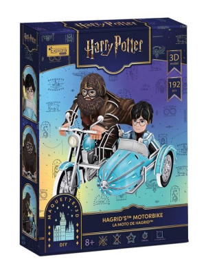 Puzzle 3D Harry Potter Motocykl Hagrida