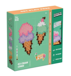 Klocki Plus-Plus puzzle by number lody 250el