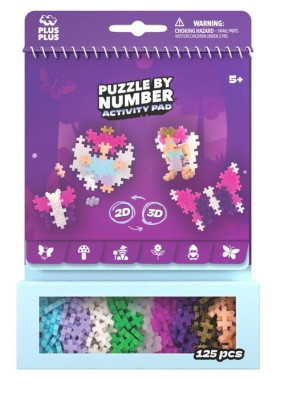 Klocki Plus-Plus puzzle by number las 125el