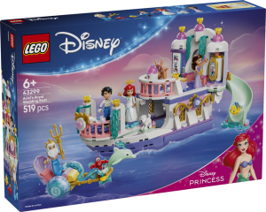 LEGO Disney Princess Królewska Łódź weselna Arielki 43299