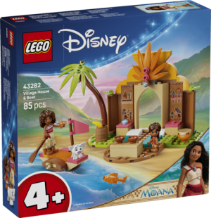 LEGO Disney Princess Vaiana Wiejska chatka i łódź 43282