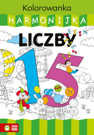 Kolorowanka harmonijka. Liczby