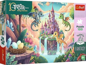 Puzzle 100 Rycerz Treflik i smoki TREFL