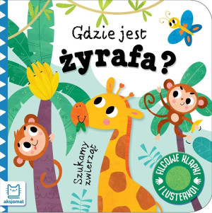 Szukamy zwierząt. Gdzie jest żyrafa? Filcowe...