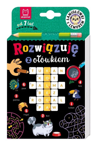 Rozwiązuję z ołówkiem. Łamigłówki z lemurem