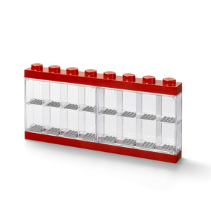 LEGO(R) witrynka na minifigurki 16 czerwona
