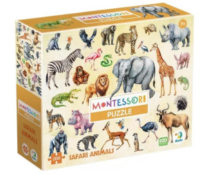 Puzzle 200 Montessori - Zwierzęta