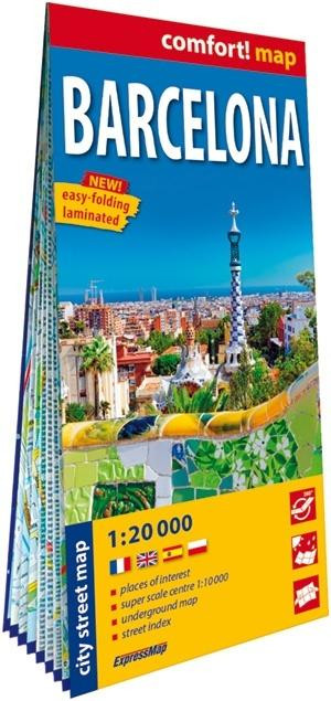 Comfort map Barcelona 1:20 000 w.2026