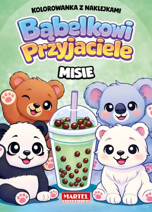 Kolorowanka z naklejkami Bąbelkowi przyjaciele Misie