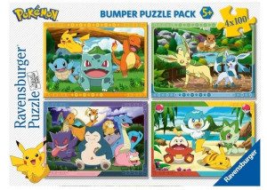 Puzzle 2D 4x100el Pokemon