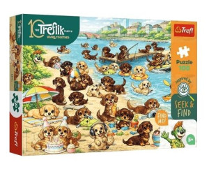 Puzzle 100 Jamniki i Trefliki TREFL