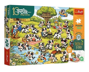 Puzzle 100 Trefliki - Świat krówek TREFL