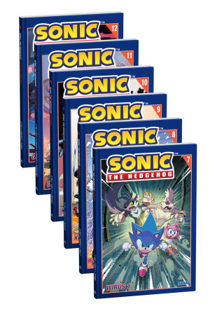 Pakiet Sonic the Hedgehog. Tomy 7-12