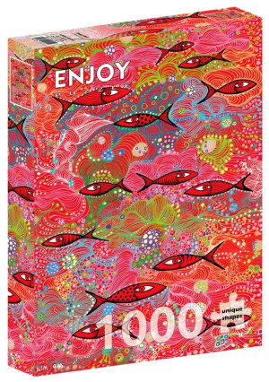 Puzzle 1000 Głęboka czerwień