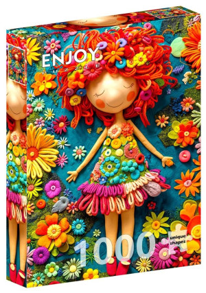 Puzzle 1000 Kolorowa lalka