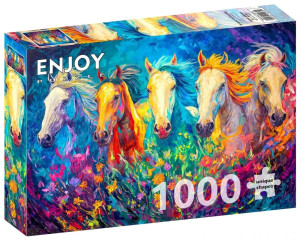 Puzzle 1000 Kolorowy galop