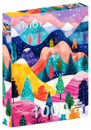 Puzzle 1000 Zimowa paleta barw