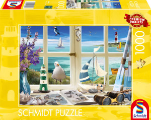Puzzle 1000 PQ Okno na morze 114011