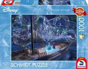 Puzzle 1000 T.Kinkade PQ Kraina lodu Miłość i Magia Disney 114002