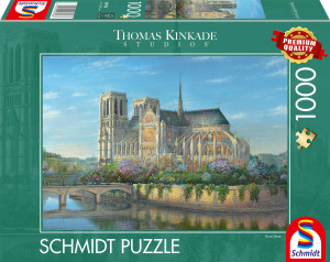 Puzzle 1000 T.Kinkade PQ Katedra Notre Dame Paryż  Francja 113998