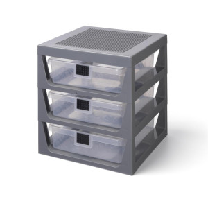 LEGO(R) szafka z szufladami szara
