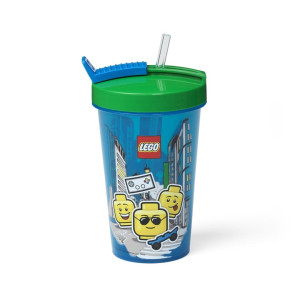 LEGO(R) kubek ze słomką Iconic Boy
