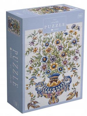 Puzzle 1000 Art on Tiles 2 Vase of Blooms