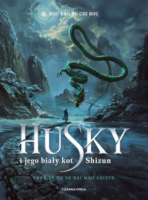 Husky i jego biały kot Shizun