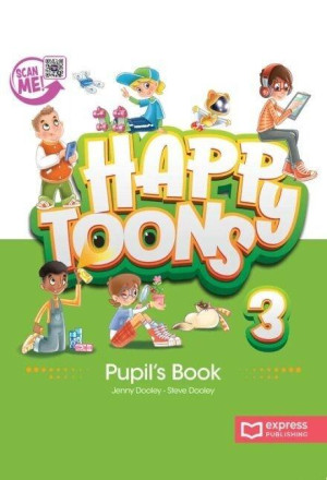 Happy Toons 3 ed. międzynar. PB + DigiBook (kod)