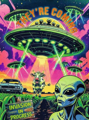 Puzzle 1000 Hall of Horror UFO TREFL