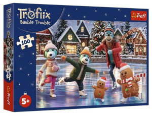 Puzzle 100 Bert w bombkach TREFL