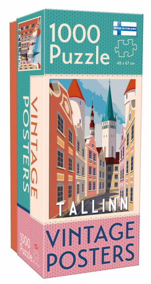 Puzzle 1000 Vintage Posters Tallinn 58659