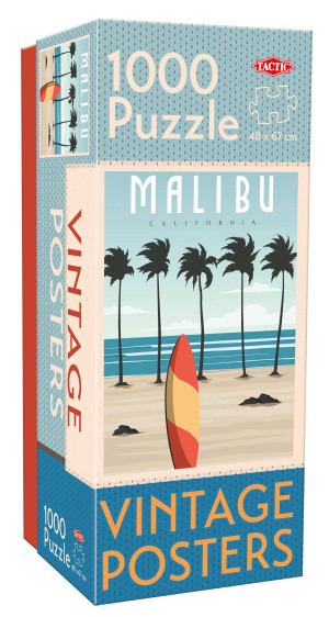 Puzzle 1000 Vintage Posters Malibu 58662