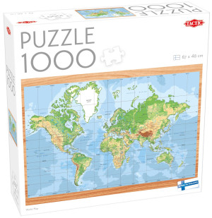 Puzzle 1000 World Map 58263