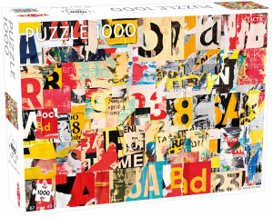 Puzzle 1000 Poster Collage Pattern 58268