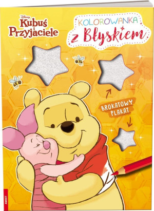 Disney Kubuś i przyjaciele. Kolorowanka z błyskiem