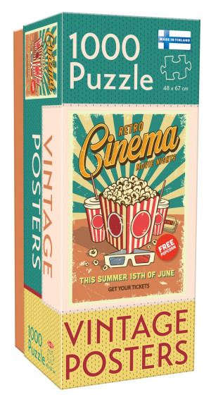 Puzzle 1000 Vintage Posters Retro Cinema 59212