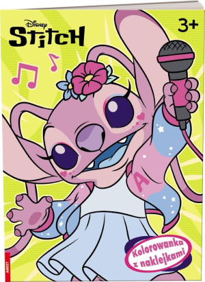 Disney Stitch. Kolorowanka z naklejkami