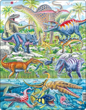 Układanka Dinozaury Maxi