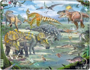Układanka Dinozaury Maxi