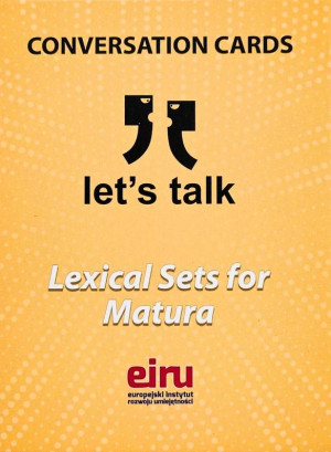 Karty Konwersacyjne Let's talk Lexical Sets for...
