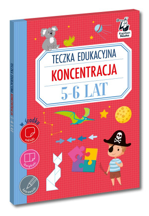 Teczka edukacyjna. Koncentracja. 5-6 lat. Kapitan Nauka