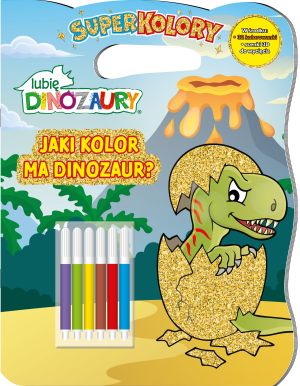 Jaki kolor ma dinozaur? Lubię Dinozaury. Superkolory
