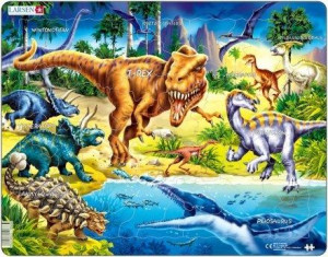 Układanka Larsen Maxi Dinosaurs 57el