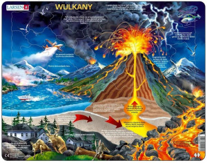 Układanka Larsen Maxi Volcanos 70el
