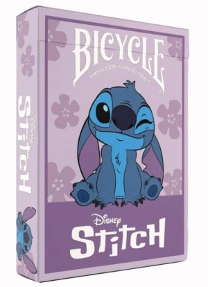 Karty Bicycle Disney Stitch Purple