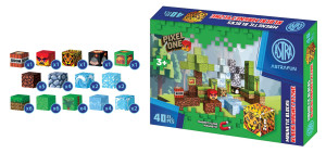 Zestaw klocków magnetycznych Astrafun Pixel One Dżungla 40 szt.